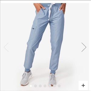 Figs heather denim joggers